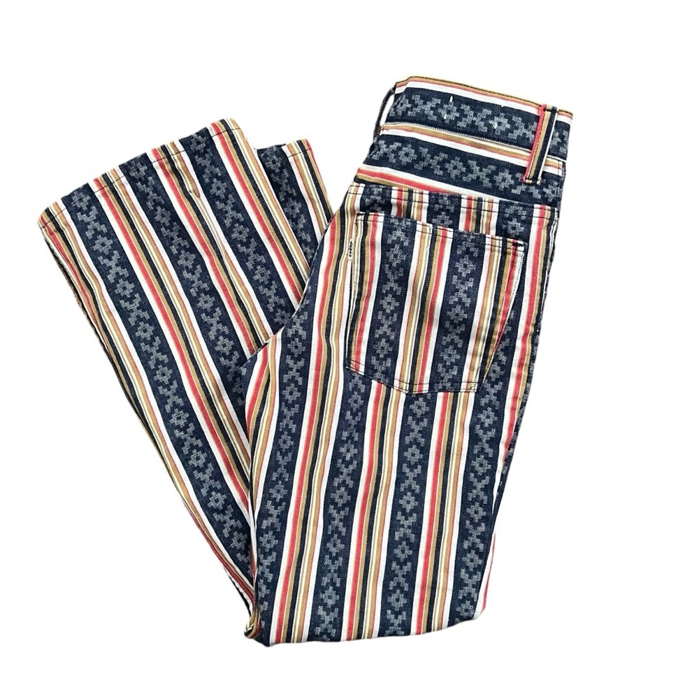Vintage 70s Big E Levi’s - Southwestern Print Relaxed Fit Pants Jeans 28